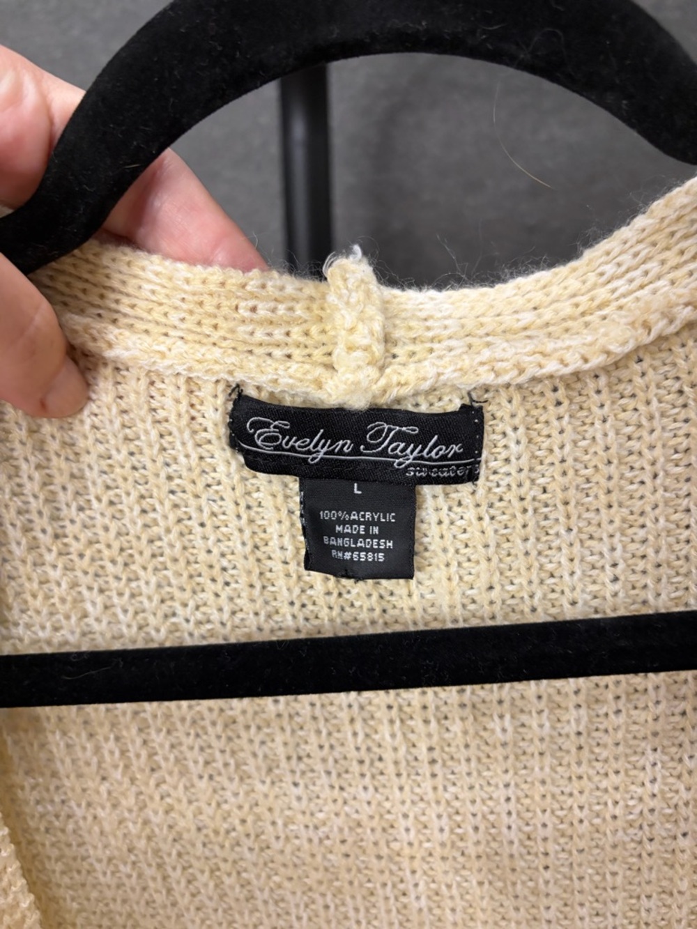 Cream Ribbed Knit Duster Cardigan - Picture 2 of 11